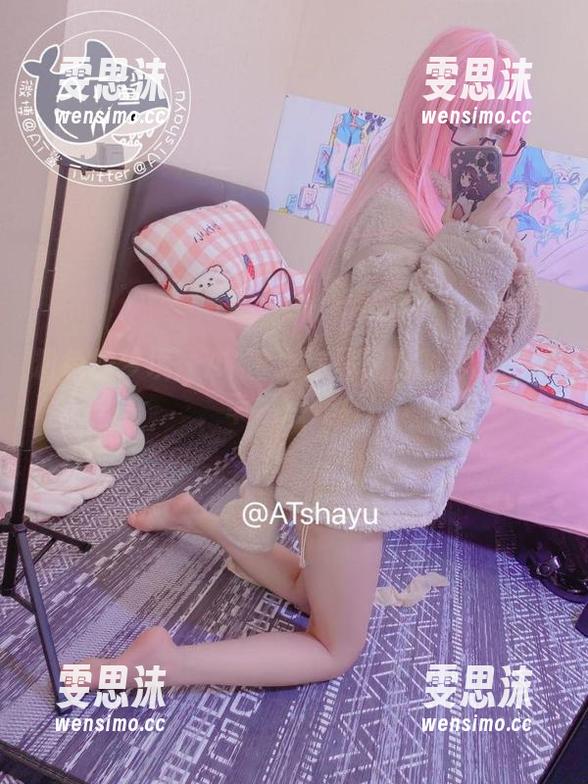AT鲨 粉色的梦境:AT鲨为你呈现的图包和原图,幸福感炸裂!
