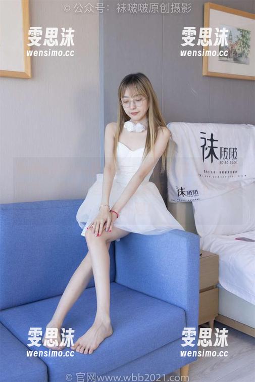 BoBoSocks袜啵啵-焦糖 BoBoSocks袜啵啵 - 焦糖的薄白丝高清图集:脚尖加固款!花絮版,让我们一起扑通扑通!