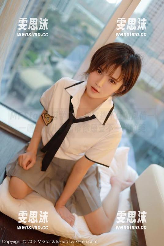 MFStar模范学院 - 皮衣挡不住的风情——噜噜妞儿原图带你感受不一样的美