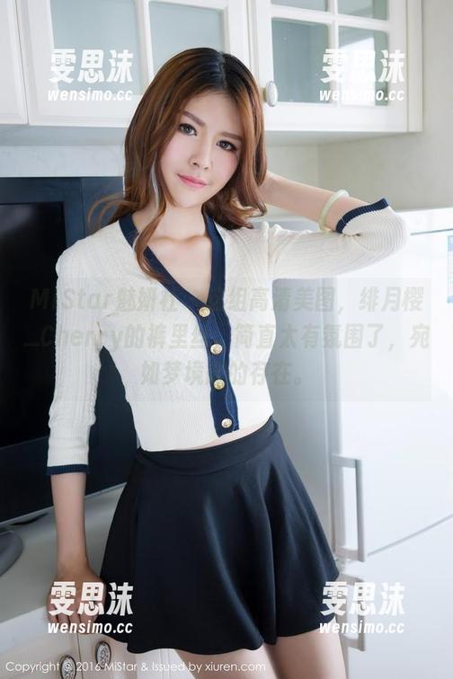 MiStar魅妍社 - 这组高清美图，绯月樱_Cherry的裤里丝，简直太有氛围了，宛如梦境般的存在。