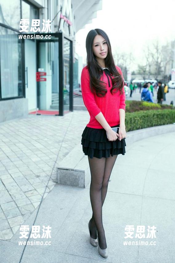 TuiGirl推女郎 - 王馨瑶的连衣裙写真分享：姐妹们，快来学习如何让风儿为你打call！