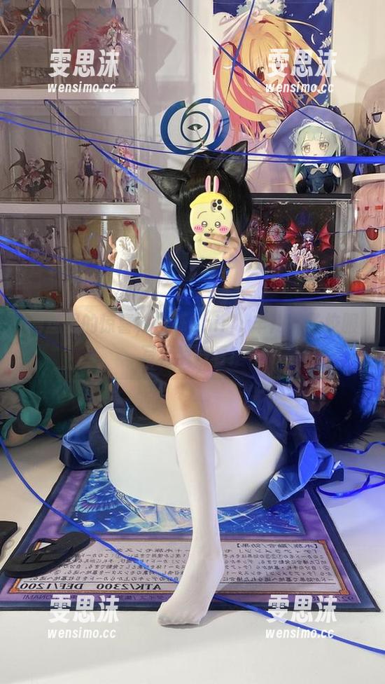 白栎Shirly 网盘里的惊喜,白栎Shirly丰川祥子校服写真超好看!